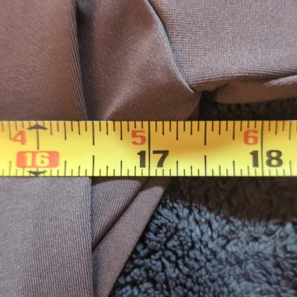 Sandra Angelozzi| Grey Cowl Neck Long Sleeve Stretch Blouse - Picture 11 of 14